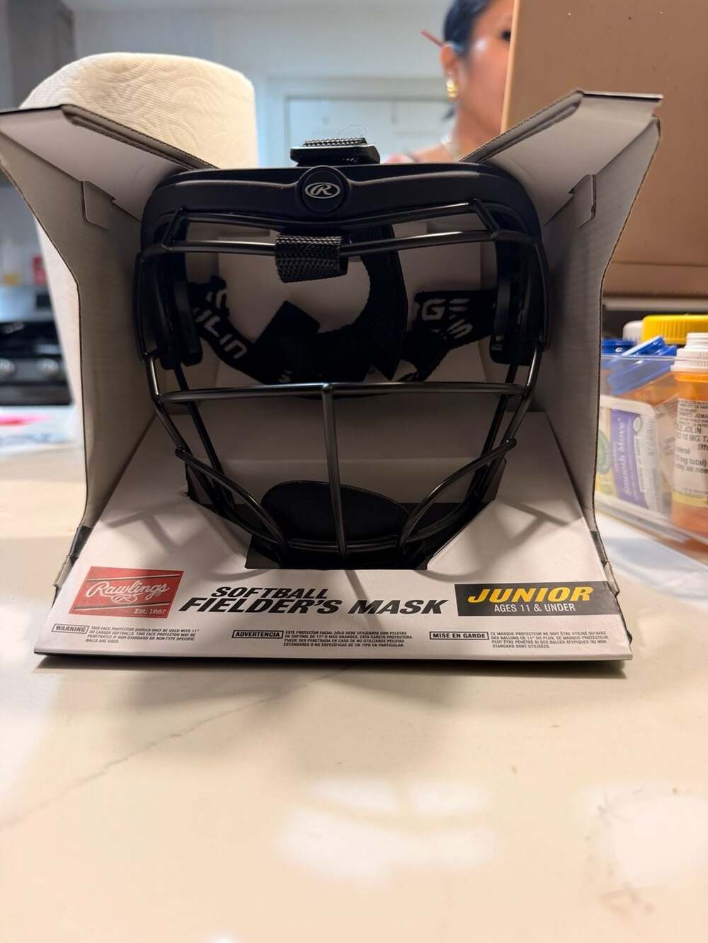 Rawlings Softball Fielder's Mask Ages 11 & under